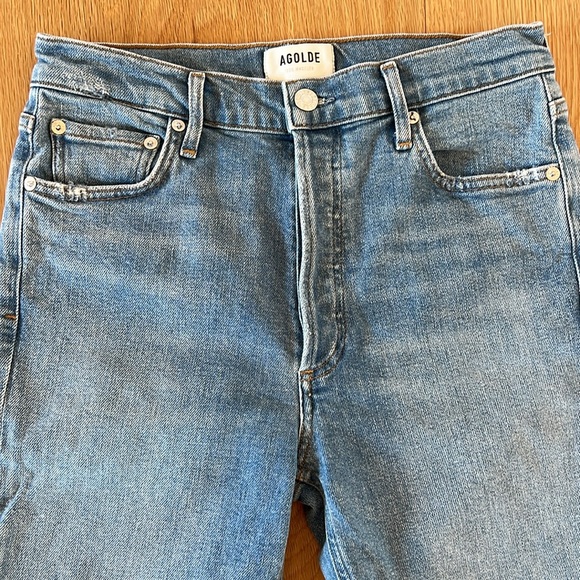 AGOLDE Nico High Rise Slim Fit Jeans Size 27 - Picture 4 of 11